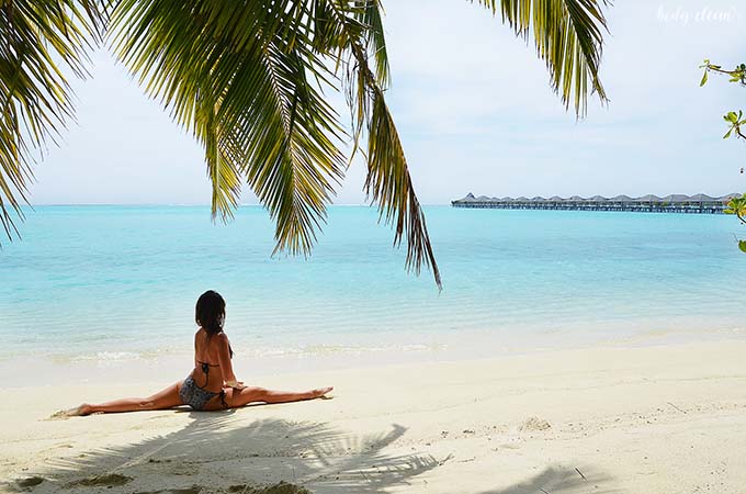 Malediwy Sun Island Resort szpagat